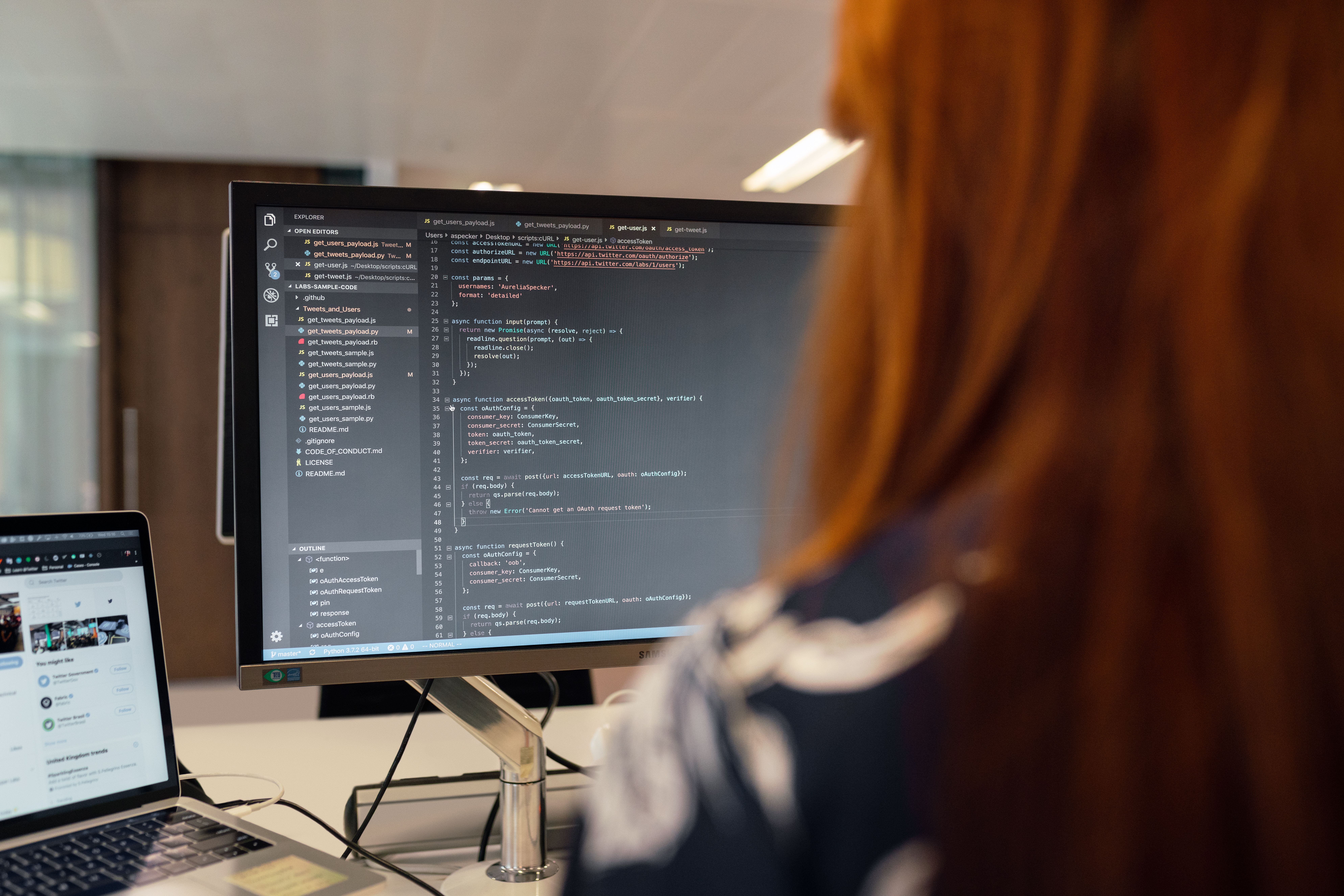 Software development workspace